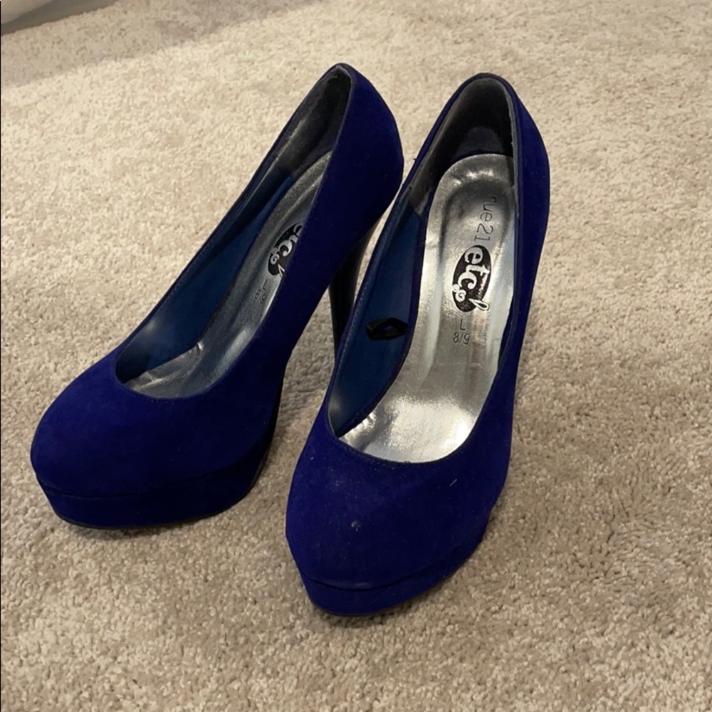 Navy Blue Rue21 heels
